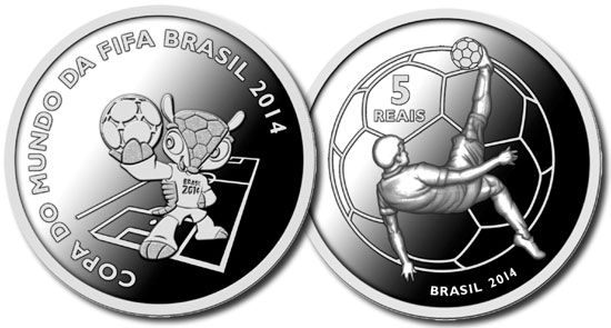 巴西世界杯银币