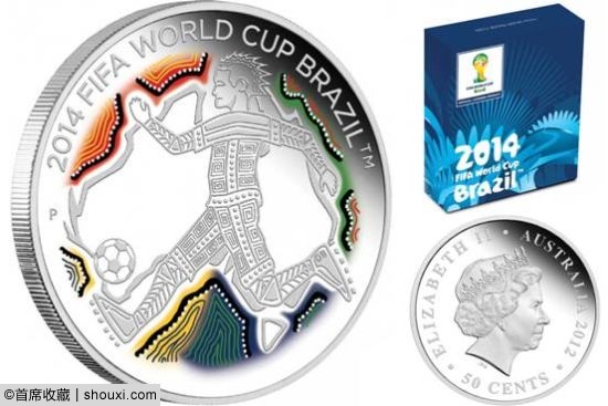 澳大利亚发行的世界杯纪念币