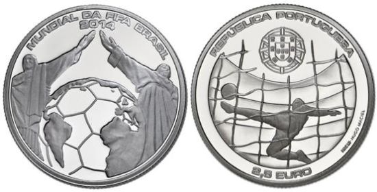 葡萄牙发行世界杯纪念币