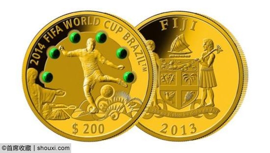 斐济发行世界杯纪念币