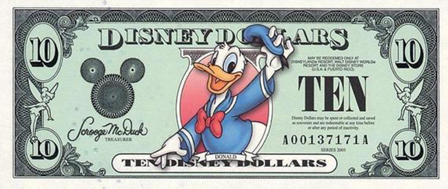 组图-六一最具收藏价值礼物 迪斯尼系列纸钞